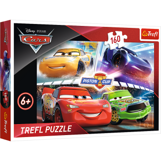 Puzzle - 160 - zwycięski wyścig - disney cars 3 15356