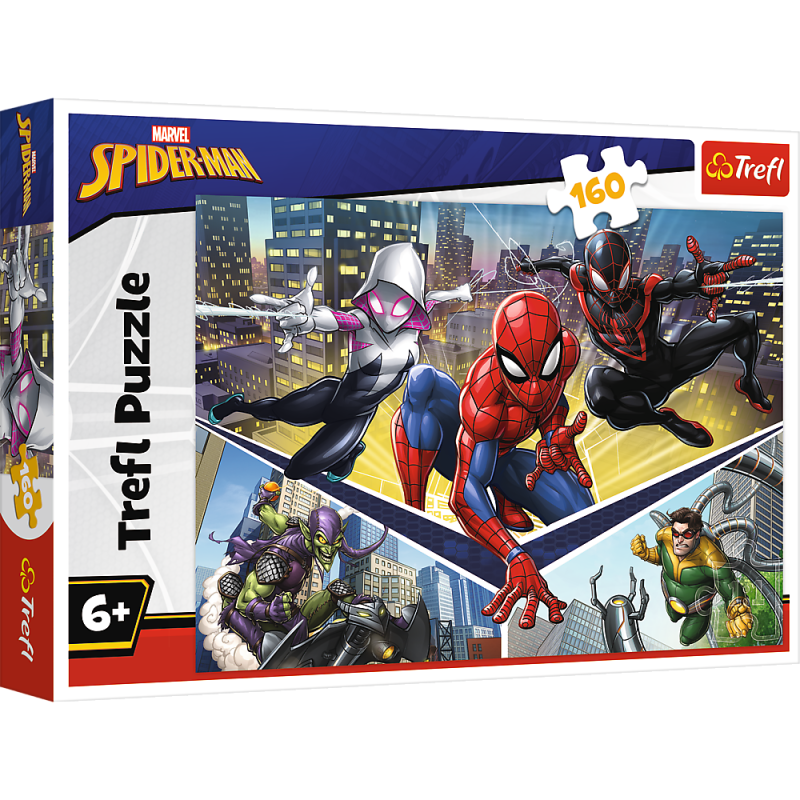 Puzzle Spider-Man Siła 160 Elementów - Disney Marvel EAN: 5900511154221 Puzzle Spider-Man Siła 160 Elementów - Disney Marvel EAN: 5900511154221