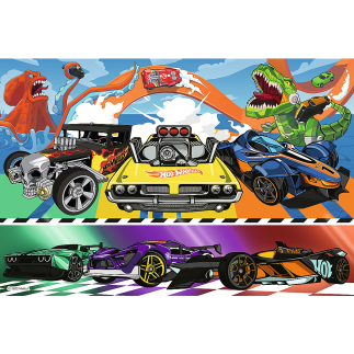 Puzzle Pędzące Samochody Hot Wheels Trefl 16466 - EAN: 5900511164664
