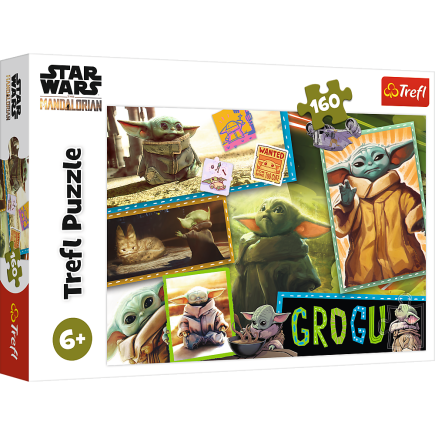 Puzzle - "160" - grogu star wars trefl 15411