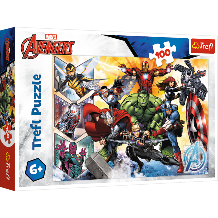 Puzzle - "100" - siła avengersów trefl 16431