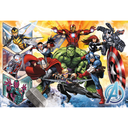 Puzzle Avengers 100 - Siła Avengersów Trefl 16431, EAN: 5900511164312