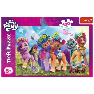 Puzzle - "100" -  zabawne kucyki my little pony trefl 16463