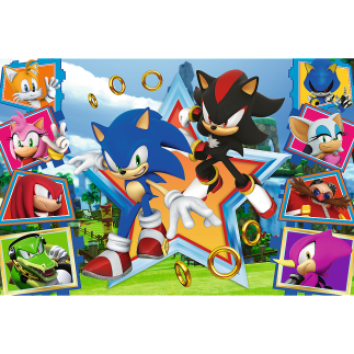 Puzzle Sonic Trefl 16465 - 100 elementów, EAN: 5900511164657