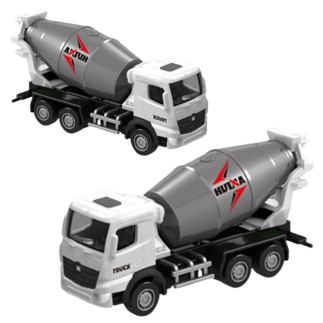 Betoniarka Metalowa Huina Model Kolekcjonerski Biała 1:80 EAN: 5905991050834