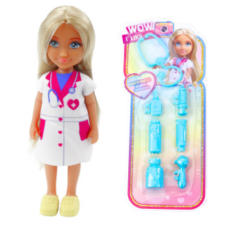 Mini Laleczka Ankiki Lekarz z Akcesoriami do Leczenia 5905991056027