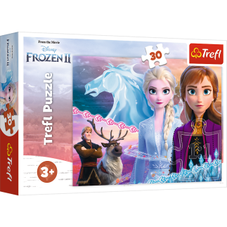 Puzzle - 30 - odwaga sióstr - disney frozen 2 18253