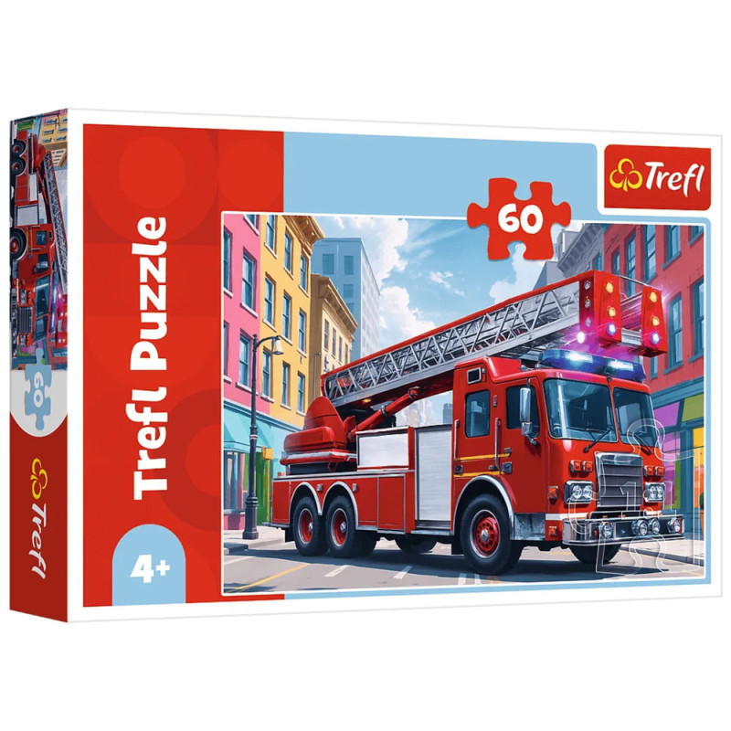 Puzzle Wóz Strażacki Trefl 17405 - EAN: 5900511174052