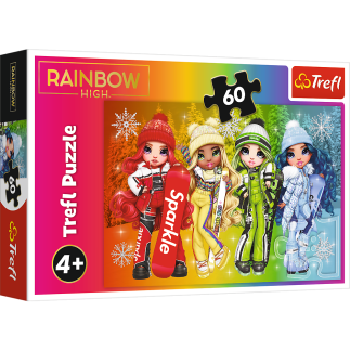 Puzzle - "60" - radosne lalki  trefl 17380