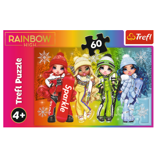 Puzzle - "60" - radosne lalki  trefl 17380