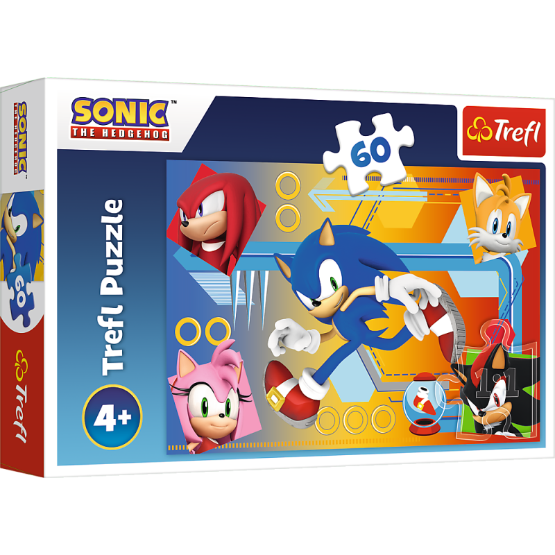 Puzzle Sonic w Akcji 60 El. EAN: 5900511173871