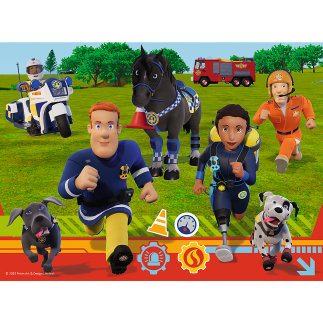 Puzzle Strażak Sam - 30 elementów, Trefl 18297, EAN: 5900511182972