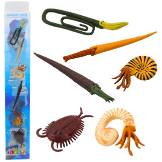 Zestaw mini figurki morskie stworzenia prehistoryczne 6-9cm 6szt