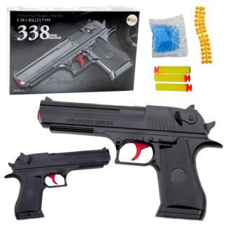Pistolet sportowy 388 strzałki piankowe kulki wodne