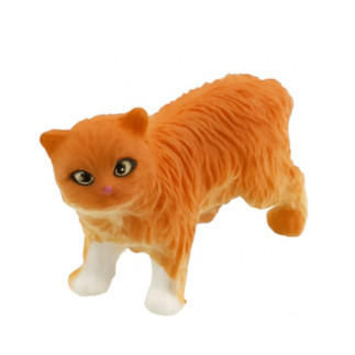 Zestaw mini figurki rasy kotów koty miska do karmienia 4-6cm 7szt