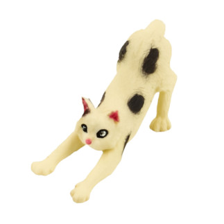 Zestaw mini figurki rasy kotów koty miska do karmienia 4-6cm 7szt