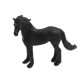 Zestaw mini figurki konie rasy brązowy czarny szary 5-6cm 6szt