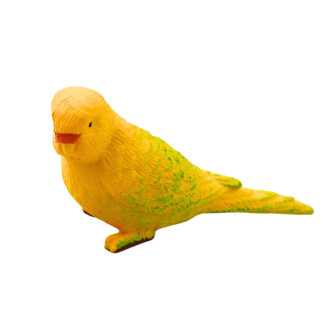 Zestaw mini figurki ptaki egzotyczne hibiskus żółty 4-11cm 6szt