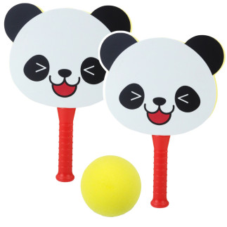 Paletki paletki do gry odbijania miękkie piankowe panda