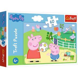 Puzzle - 60 - zabawy w gronie przyjaciół - peppa pig 17356