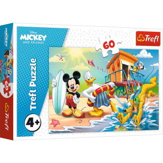 Puzzle - 60 - ciekawy dzień mikiego i przyjaciół 17359