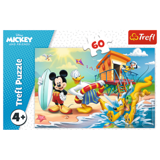 Puzzle - 60 - ciekawy dzień mikiego i przyjaciół 17359