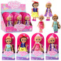 Mini laleczka Księżniczka z Koroną i Sukienką 17cm Mix - EAN: 5905991056485