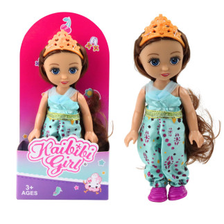 Mini laleczka Księżniczka z Koroną i Sukienką 17cm Mix - EAN: 5905991056485