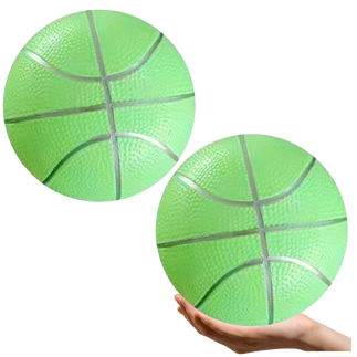 Piłka plażowa gumowa pastelowa lekka zielona 20cm