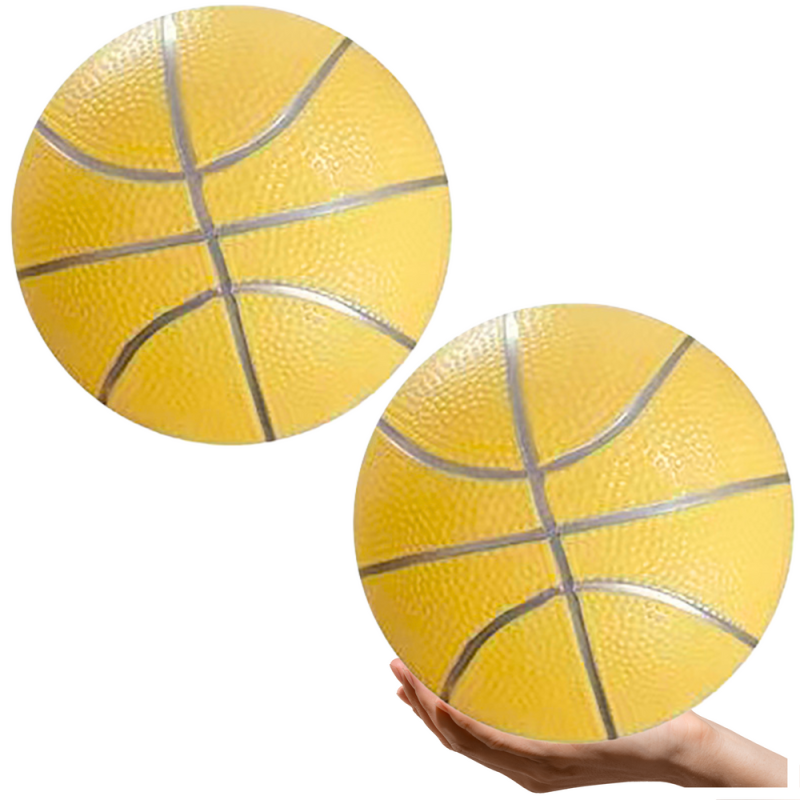 Piłka plażowa gumowa pastelowa żółta lekka 20cm EAN: 5905991048916