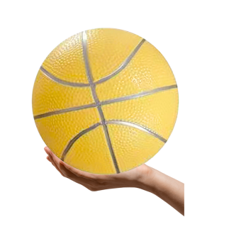 Piłka plażowa gumowa pastelowa żółta lekka 20cm EAN: 5905991048916