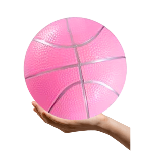 Piłka plażowa gumowa pastelowa lekka różowa 20cm EAN: 5905991048923