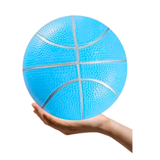 Piłka plażowa gumowa pastelowa niebieska 20cm - EAN: 5905991048930
