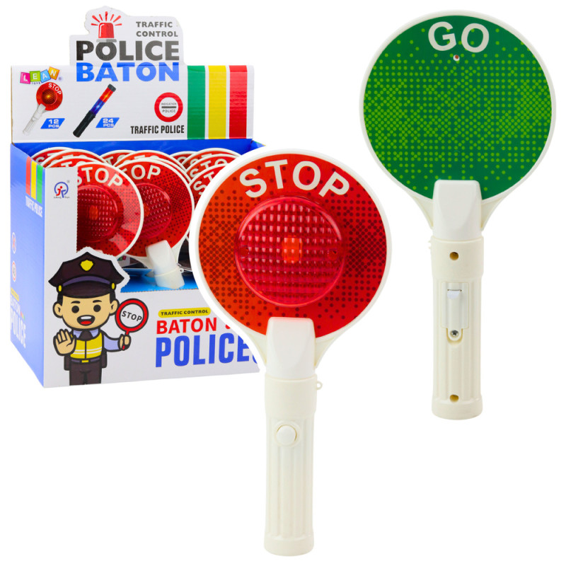Sygnalizator policyjny lizak dla dzieci Stop Go + EAN: 5905991052050