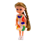Mini laleczka z długimi włosami w sukience 15cm mix EAN: 5905991056379