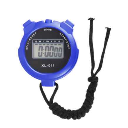 Stoper cyfrowy LCD elektroniczny sportowy XL-011 niebieski EAN: 5905991059103