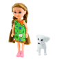 Zestaw mini laleczka w sukience z pieskiem - 14,5 cm mix EAN: 5905991056386