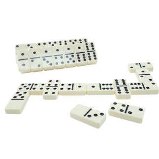 Klasyczna gra domino tradycyjne etui 28 kamieni EAN: 5905991048152