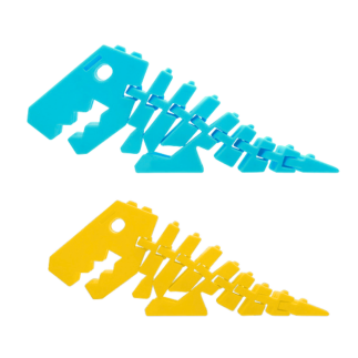 Dinozaur puzzle fidget 3d układanka elastyczny do wyginania mix