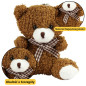 Brelok Miś Pluszowy Ozdoba Brązowy 8cm - EAN: 5905991048527