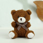 Brelok Miś Pluszowy Ozdoba Brązowy 8cm - EAN: 5905991048527
