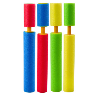 Broń piankowa na wodę kolorowa 30cm z pompką - tuba wodna mix EAN: 5905991055044