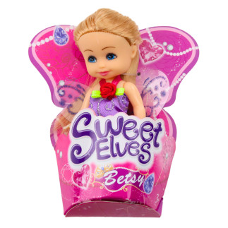 Mini laleczka wróżka elf 11,5cm mix niebieska fioletowa różowa - EAN: 5905991056461