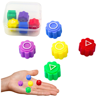 Kości do gry w gonggi hacele gra zręcznościowa squid games etui 5szt a