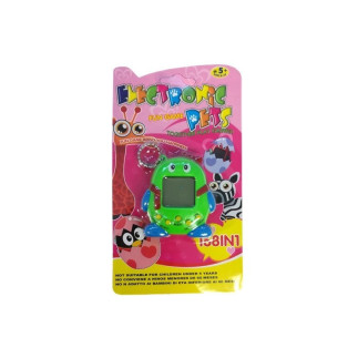 Elektroniczne zwierzątko tamagotchi z kokardką zielone