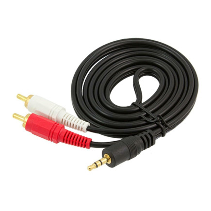 Ak233a kabel jack 3,5mm-2xrca cinch       1,25m