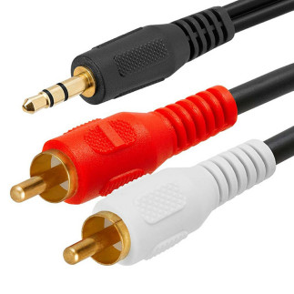 Kabel AK233A jack 3,5mm-2xRCA cinch 1,25m EAN: 5907621859299