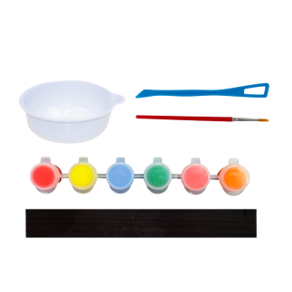 Zestaw diy do malowania wakacje flaming arbuz gips magnesy
