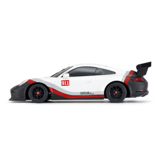 Auto rc 1:18 rastar porshe 911 gt3 biało-szare