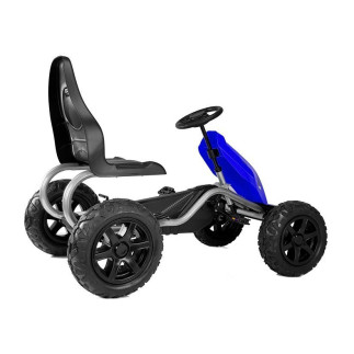 Gokart na pedały b012 pompowane koła niebieski